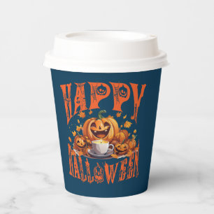 ハロウィン ジャックオーランタン グループ 紙コップ