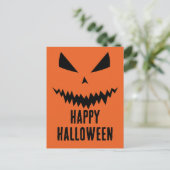 ハロウィン ジャック・オ・ランタン かぼちゃ ポストカード (スタンド正面)