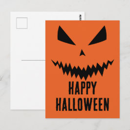 ハロウィン ジャック・オ・ランタン かぼちゃ ポストカード