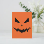 ハロウィン ジャック・オ・ランタン かぼちゃ ポストカード (スタンド正面)