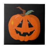 ハロウィン ジャック・オ・ランタン イラスト アート タイル (正面)