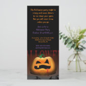 ハロウィン ジャック・オ・ランタン パーティー 招待状 (スタンド正面)