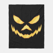 ハロウィン ジャック・オ・ランタン フリースブランケット (正面)
