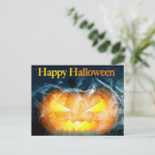 ハロウィン ジャック・オ・ランタン ポストカード (スタンド正面)