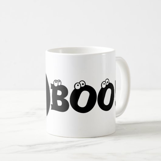 ハロウィン ジャック・オ・ランタン BOO! コーヒーマグカップ (正面右)