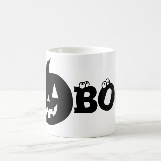 ハロウィン ジャック・オ・ランタン BOO! コーヒーマグカップ (中央)