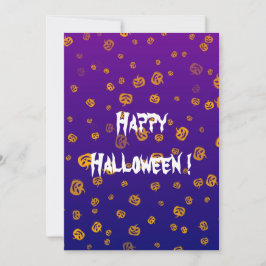 ハロウィン ジャック パンプキン フラットカード