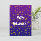 ハロウィン ジャック パンプキン フラットカード (スタンド正面)