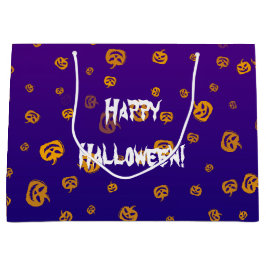 ハロウィン ジャック パンプキン ラージペーパーバッグ