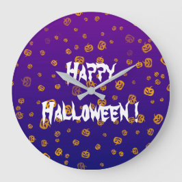 ハロウィン ジャック パンプキン ラージ壁時計