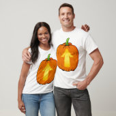 ハロウィン ジーザス デザイン ジーザス カボチャ Tシャツ (ユニセックス)