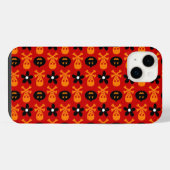 ハロウィン スカル & パンプキン iPhoneケース (裏面横)