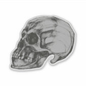 ハロウィン スカル ビニール シール (正面)