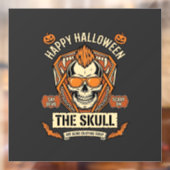 ハロウィン スカル モヒカン サングラス パンプキン B ウィンドウサイン (シート2)