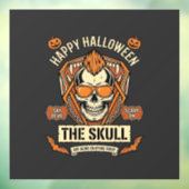 ハロウィン スカル モヒカン サングラス パンプキン B ウィンドウサイン (シート3)