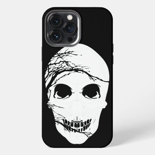 ハロウィン スカル iPhoneケース (裏面)