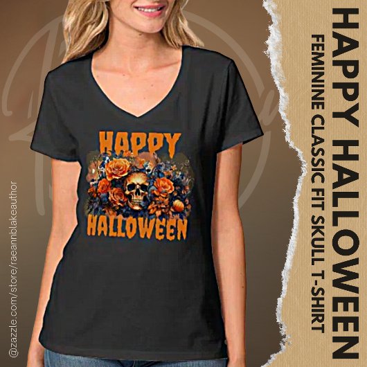 ハロウィン スカルTシャツ Tシャツ