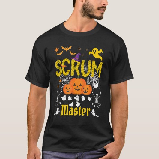 ハロウィン スクラムマスター認定 Tシャツ (正面)