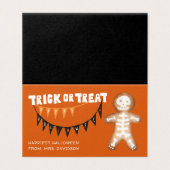 ハロウィン スケルトン ジンジャーブレッド Trick or Treat (外部フラット)