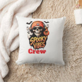 ハロウィン スケルトン スプーキー ヴァイブス 仲間 クッション (ブランケット)