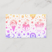 ハロウィン スケルトン ベイビー シャワー おむつくじ エンクロージャーカード (裏面)