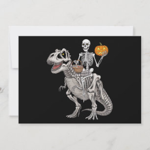 ハロウィン スケルトン ミイラ 恐竜 ティラノサウルス 招待状