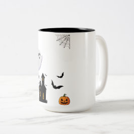 ハロウィン スケルトン 陶器マグカップ ツートーンマグカップ