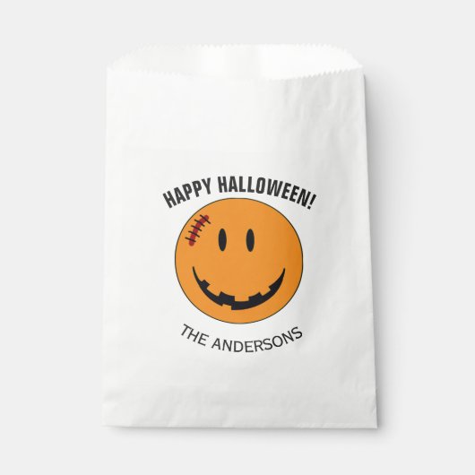 ハロウィン スタイルの顔 ID224 フェイバーバッグ (正面)