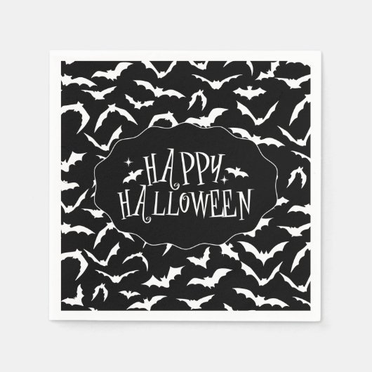 ハロウィン スタンダードカクテルナプキン (正面)