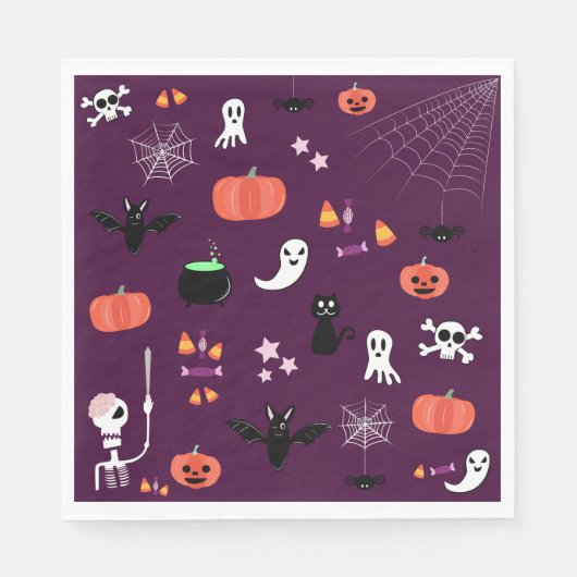 ハロウィン スタンダードランチョンナプキン (正面)