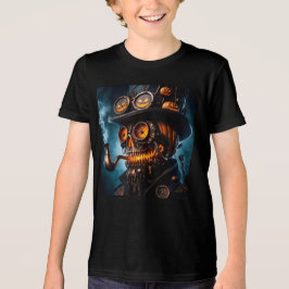 ハロウィン スチームパンク ゴシック ジャック・オ・ランタン トライブレンドＴシャツ