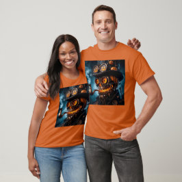 ハロウィン スチームパンク ゴシック ジャック・オ・ランタン Tシャツ