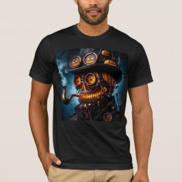 ハロウィン スチームパンク ゴシック ジャック・オ・ランタン Tシャツ
