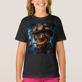 ハロウィン スチームパンク ゴシック ジャック・オ・ランタン Tシャツ