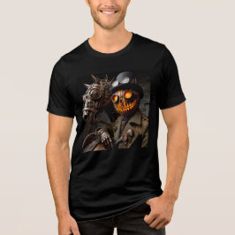 ハロウィン スチームパンク ジャック・オ・ランタン 乗り手 トライブレンドTシャツ