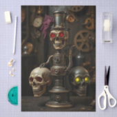 ハロウィン スチームパンク スケルトン 薄葉紙 (クラフト)