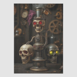ハロウィン スチームパンク スケルトン 薄葉紙