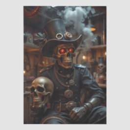ハロウィン スチームパンク スケルトン 薄葉紙