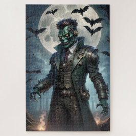 ハロウィン スチームパンク フランケンシュタインの怪物 ジグソーパズル