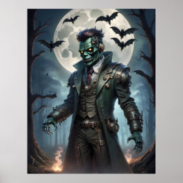 ハロウィン スチームパンク フランケンシュタインの怪物 ポスター