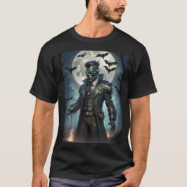 ハロウィン スチームパンク フランケンシュタインの怪物 Tシャツ
