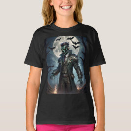 ハロウィン スチームパンク フランケンシュタインの怪物 Tシャツ