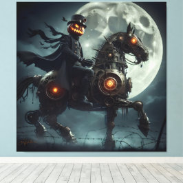 ハロウィン スチームパンク 首なし騎士 キャンバスプリント