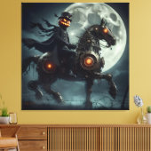 ハロウィン スチームパンク 首なし騎士 キャンバスプリント (インサイチュ (リビング))