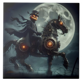 ハロウィン スチームパンク 首なし騎士 タイル