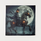 ハロウィン スチームパンク 首なし騎士 タペストリー (正面)