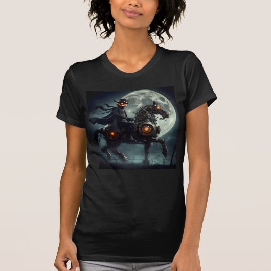 ハロウィン スチームパンク 首なし騎士 Tシャツ (正面)