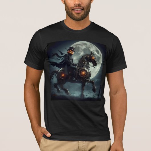 ハロウィン スチームパンク 首なし騎士 Tシャツ (正面)