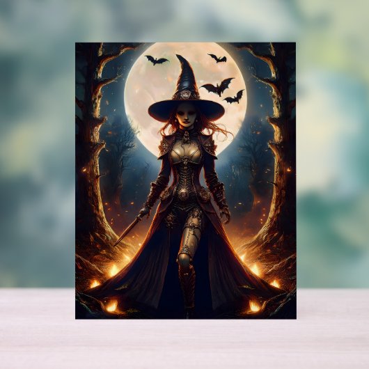 ハロウィン スチームパンク 魔法使いの森 アクリルサイン (ニュートラル)