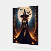 ハロウィン スチームパンク 魔法使いの森 アクリルサイン (傾斜)